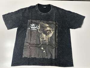 MF DOOM Acid Wash Oversized Graphic T-Shirt